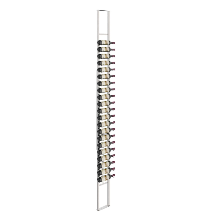 Picture of 21 Bottle W Series Brushed Nickel Floating Wine Rack Kit